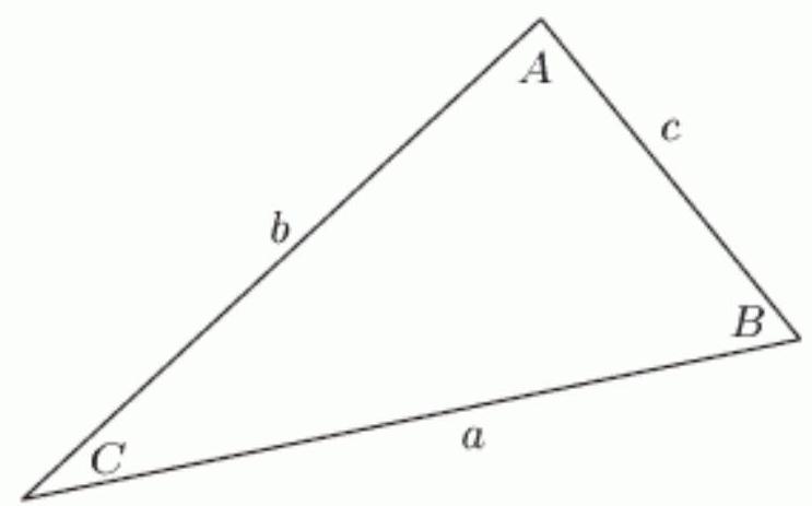 Find the measures of the angles of the triangle if a=6, b=8 , and c=4 . Round to two decimal places.