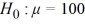 <strong>The provided figure displays the randomization distribution for testing versus The p-value for the sample mean = 112 is closest to</strong> A) 0.01 B) 0.25