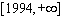 <strong>The value of U.S. trade with China from 1994 through 2001 can be approximated by billion dollars ( is time in years since 1994). Find an appropriate domain of .</strong> A) B) C) D) E)