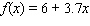 <strong>Find the equation of the given linear function. </strong> A) B) C) D) E)