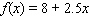 <strong>Decide which of the two given functions is linear and find its equation. </strong> A) B) C) D) E)