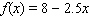<strong>Decide which of the two given functions is linear and find its equation. </strong> A) B) C) D) E)