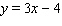 <strong>Find the linear equation that is the straight line through (1, 1)with slope 3.</strong> A) B) C) D) E)