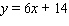 <strong>Find the linear equation that is the straight line through (3, 4)and (9, 40).</strong> A) B) C) D) E)