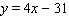 <strong>Find the linear equation that is the straight line through (9, 5)and parallel to the line .</strong> A) B) C) D) E)