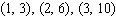 Find the best-fit line associated with the set of points.  