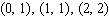 Find the best-fit line associated with the set of points.  