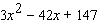 <strong>Find the y -intercept(s)of the graph of the quadratic function. </strong> A) B) C) D) , E) ,