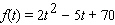 <strong>The following chart shows the value of trade between two countries for the period 1994-2004 ( represents 1994). Which of the following models best approximates the data given? (Try to answer this without actually computing values.)</strong> A) B) C) D) E)