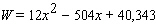 <strong>Suppose the amount of carbon dioxide (in pounds per 15,000 miles)released by a typical sport utility vehicle (SUV)depends on its fuel efficiency according to the formula where x is a fuel efficiency of an SUV in miles per gallon. According to the model, what is the fuel efficiency of an SUV that has the least carbon dioxide pollution?</strong> A)10 miles per gallon B)24 miles per gallon C)6 miles per gallon D)11 miles per gallon E)21 miles per gallon
