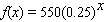 <strong>Model the data using an exponential function . Select the correct answer.</strong> A) B) C) D) E)