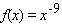 <strong>Which of the following three functions will be smallest for large values of x ? Select the correct answer.</strong> A) B) C) D) E)