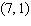 Find the equation for the exponential function that passes through the pair of points and . ( )A = __________ b = __________