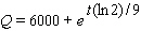 <strong>Find the associated exponential decay model. when ; Half-life </strong> A) B) C) D) E)