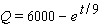 <strong>Find the associated exponential decay model. when ; Half-life </strong> A) B) C) D) E)
