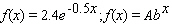 <strong>Convert the exponential function to the form indicated. Round all coefficients to four significant digits. </strong> A) B) C) D) E)