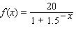 <strong>Find the logistic function with the given properties. , has limiting value , and for small values of , is approximately exponential and grows by 50% with every increase of 1 in .</strong> A) B) C) D) E)