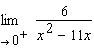 <strong>Calculate the limit algebraically. </strong> A) B) C)0 D) E)