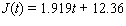 <strong>The cost of fighting crime in the U.S. increased steadily in the period 1982-1999. Total spending on police, courts, and prisons can be approximated, respectively, by billion dollars billion dollars billion dollars where t is time in years since 1980. Compute to two decimal places.</strong> A)0.27 B)0.52 C)0.42 D)0.37 E)0.32