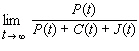 <strong>The cost of fighting crime in the U.S. increased steadily in the period 1982-1999. Total spending on police, courts, and prisons can be approximated, respectively, by billion dollars billion dollars billion dollars where t is time in years since 1980. Compute to two decimal places.</strong> A)0.27 B)0.52 C)0.42 D)0.37 E)0.32
