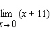 Calculate the limit algebraically.