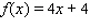 <strong>Calculate the average rate of change of the given function over the interval . </strong> A)-44 B)40 C)-4 D)4 E)-40