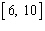 <strong>Calculate the average rate of change of the given function over the interval . </strong> A)360 B)6 C)-36 D)-60 E)-6