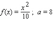 <strong>Calculate the average rate of change of the given function over the intervals , where h = 1, 0.1, 0.01, 0.001, and 0.0001. (It will be easier to do this if you first simplify the difference quotient ( dq )as much as possible.) Complete the table. </strong> A)dq -6.4 -64 -640 -6,400 -64,000 B)dq 8.1 65.61 641.601 6,401.6001 64,001.60001 C)dq 1.7 1.61 1.601 1.6001 0 D)dq 1.7 1.61 1.601 1.6001 55,998.40001 E)dq 1.7 1.61 1.601 1.6001 1.60001