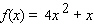 Compute the derivative function   algebraically.  
