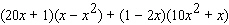<strong>Calculate . You need not expand your answer. </strong> A) B) C) D) E)