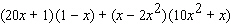 <strong>Calculate . You need not expand your answer. </strong> A) B) C) D) E)