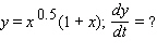 <strong>Find the indicated derivative. The independent variable is a function of . </strong> A) B) C) D) E)