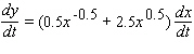 <strong>Find the indicated derivative. The independent variable is a function of . </strong> A) B) C) D) E)