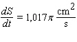 <strong>The soap bubble I am blowing has a radius that is growing at a rate of 9 cm/s. How fast is the surface area growing when the radius is 14 cm? (The surface area of a sphere of radius r is .)</strong> A) B) C) D) E)