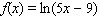 <strong>Find the derivative of the following function. </strong> A) B) C) D) E)none of these