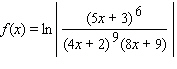 <strong>Find the derivative of the function. </strong> A) B) C) D) E)none of these