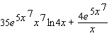 <strong>Find the derivative of the function. </strong> A) B) C) D) E)