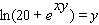 Find   using implicit differentiation.  