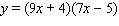 Use logarithmic differentiation to find . Do not simplify the result.