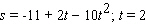 <strong>The position s of a point (in feet)is given as a function of time (in seconds). a. Find its acceleration as a function of . b. Find its acceleration at the specified time.</strong> A)a ( t )= 20 ft/sec<sup>2</sup>, a ( t = 2)= 20 ft/sec<sup>2</sup> B)a ( t )= -20 ft/sec<sup>2</sup>, a ( t = 2)= -20 ft/sec<sup>2</sup> C)a ( t )= 24 ft/sec<sup>2</sup>, a ( t = 2)= -24 ft/sec<sup>2</sup> D)a ( t )= -2 ft/sec<sup>2</sup>, a ( t = 2)= 2 ft/sec<sup>2</sup> E)a ( t )= 5 ft/sec<sup>2</sup>, a ( t = 2)= 5 ft/sec<sup>2</sup>
