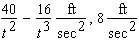 <strong>The position s of a point (in feet)is given as a function of time (in seconds). a. Find its acceleration as a function of . b. Find its acceleration at the specified time.</strong> A) B) C) D) E)