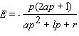 <strong>A general quadratic demand function has the form to follow. ( a , l , r are constants, )Obtain a formula for the elasticity of demand at a unit price p .</strong> A) B) C) D) E)