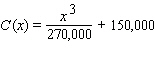 <strong>The marginal cost of producing the   box of computer disks is   and the fixed cost is $150,000. Find the cost function  </strong> A)   B)   C)   D)   E)   <div style=padding-top: 35px> 