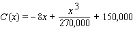<strong>The marginal cost of producing the   box of computer disks is   and the fixed cost is $150,000. Find the cost function  </strong> A)   B)   C)   D)   E)   <div style=padding-top: 35px> 