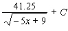 <strong>Decide on what substitution to use, and then evaluate the given integral using a substitution.  </strong> A)   B)   C)   D)   E)   <div style=padding-top: 35px> 