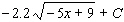 <strong>Decide on what substitution to use, and then evaluate the given integral using a substitution.  </strong> A)   B)   C)   D)   E)   <div style=padding-top: 35px> 