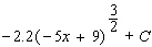 <strong>Decide on what substitution to use, and then evaluate the given integral using a substitution.  </strong> A)   B)   C)   D)   E)   <div style=padding-top: 35px> 