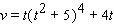 <strong>The velocity of a particle moving in a straight line is given by   . Given that the distance s = 0 at t = 0, find an expression for s in terms of t without any unknown constants.</strong> A)   B)   C)   D)   E)   <div style=padding-top: 35px> 