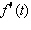 <strong>The graph of the derivative   of   is shown. Compute the total change of   over the interval   .  </strong> A)   B)   C)   D)   E)   <div style=padding-top: 35px> 