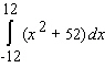 <strong>Evaluate the integral.  </strong> A)2,976 B)1,152 C)2,400 D)4,704 E)1,248 <div style=padding-top: 35px> 